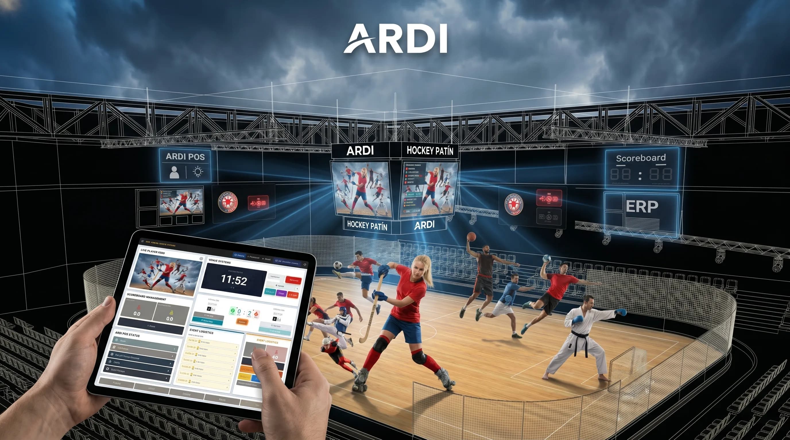 Interfaz de la mesa de control de ARDIS